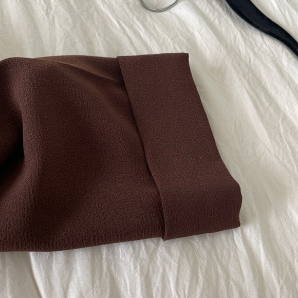 DANIEL RAINN CHOCO BROWN OPEN FRONT JACKET - Picture 8 of 9